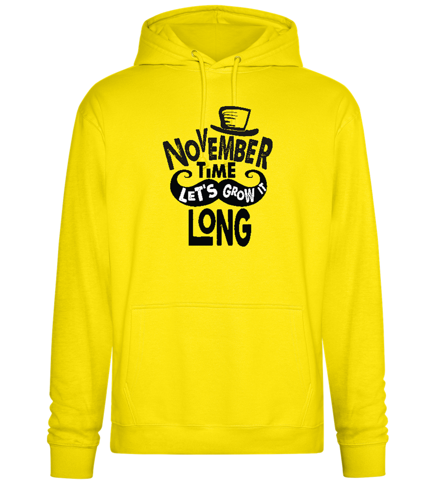 November Growth Design - Premium Essential Unisex Hoodie_YELLOW_front