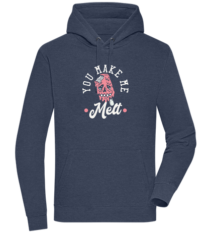 You Make Me Melt Ice Cream Design - Premium unisex hoodie_DENIM CHINA_front