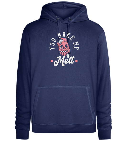 You Make Me Melt Ice Cream Design - Premium unisex hoodie_DENIM CHINA_front