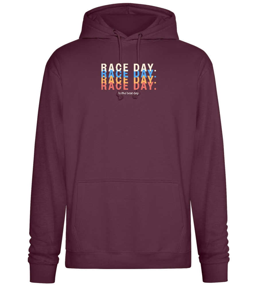 Best Day of the Week Design - Premium Essential Unisex Hoodie_BORDEAUX_front