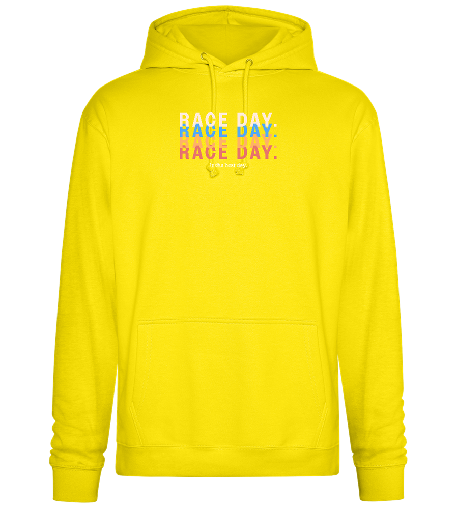 Best Day of the Week Design - Premium Essential Unisex Hoodie_YELLOW_front