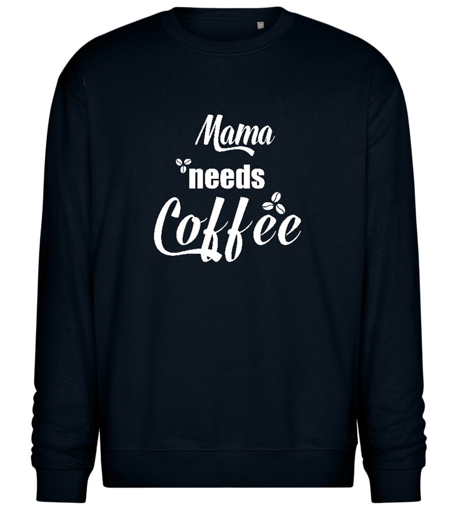 Needs Coffee Design - Comfort Essential Unisex Sweater_BLACK_front