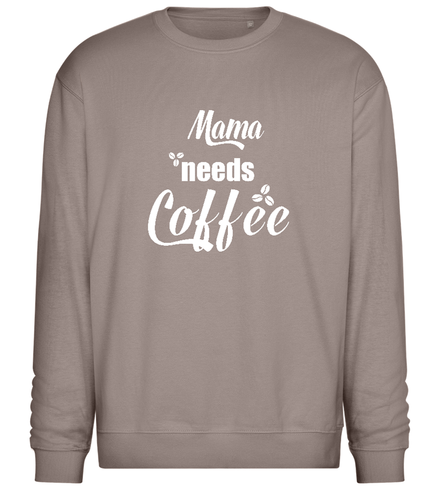 Needs Coffee Design - Comfort Essential Unisex Sweater_CHARCOAL CHIN_front