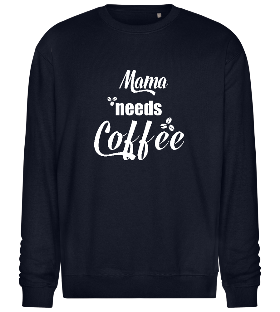 Needs Coffee Design - Comfort Essential Unisex Sweater_FRENCH NAVY_front