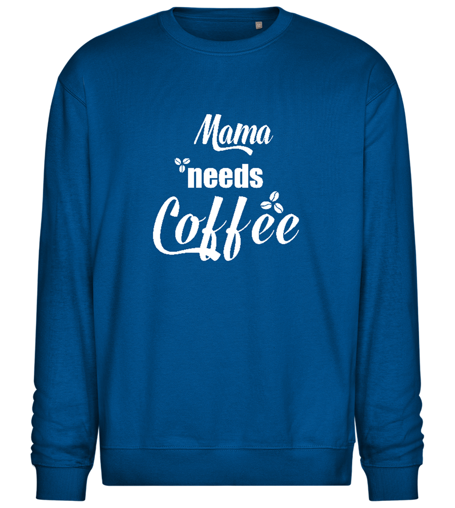 Needs Coffee Design - Comfort Essential Unisex Sweater_ROYAL_front