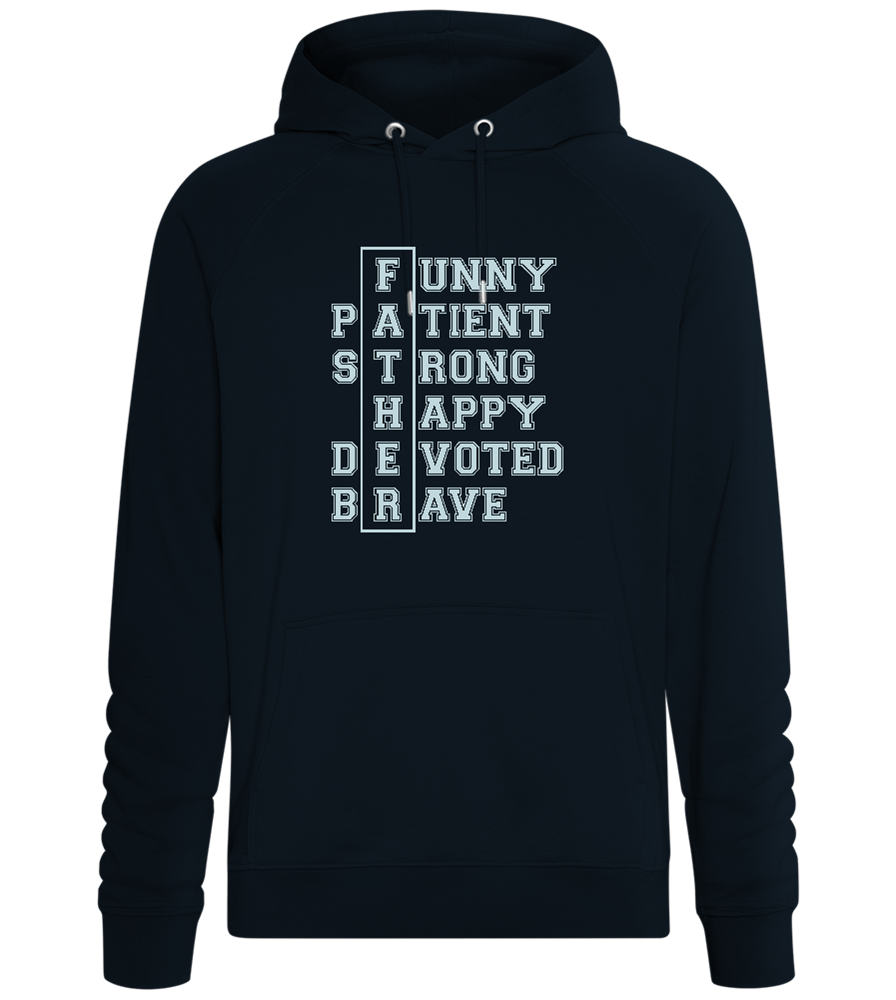 Meaning of Father Design - Comfort unisex hoodie_BLACK_front