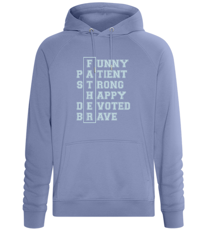 Meaning of Father Design - Comfort unisex hoodie_BLUE_front