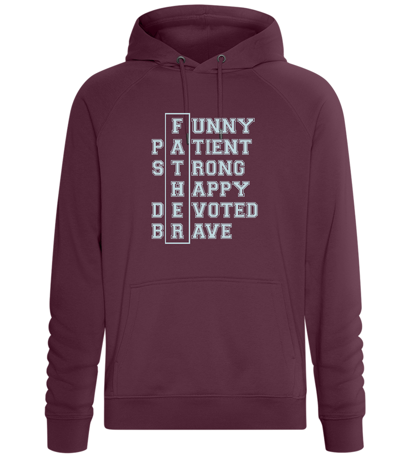 Meaning of Father Design - Comfort unisex hoodie_BORDEAUX_front