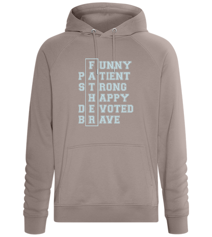 Meaning of Father Design - Comfort unisex hoodie_CHARCOAL CHIN_front