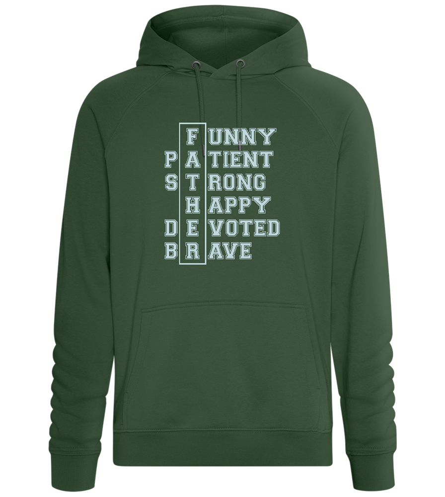 Meaning of Father Design - Comfort unisex hoodie_GREEN BOTTLE_front