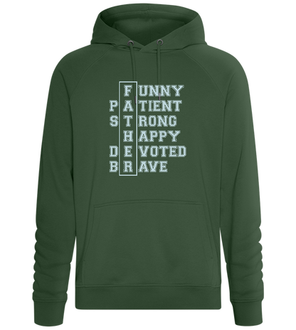 Meaning of Father Design - Comfort unisex hoodie_GREEN BOTTLE_front