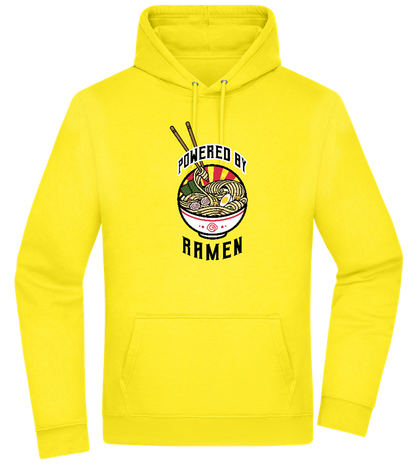 Powered by Ramen Design - Premium Essential Unisex Hoodie_YELLOW_front