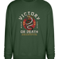 Victory Dragon Design - Comfort Essential Unisex Sweater_GREEN BOTTLE_front