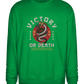 Victory Dragon Design - Comfort Essential Unisex Sweater_MEADOW GREEN_front