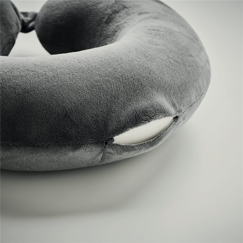 Travel Pillow with Polyester Bag_GREY_DETAILEDIMAGE_front_4