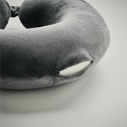 Travel Pillow with Polyester Bag_GREY_DETAILEDIMAGE_front_4