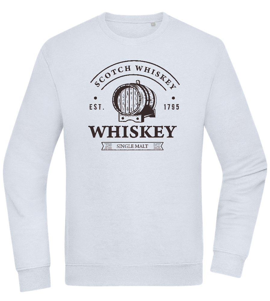 Scotch Whiskey Design - Comfort Essential Unisex Sweater_CREAMY BLUE_front