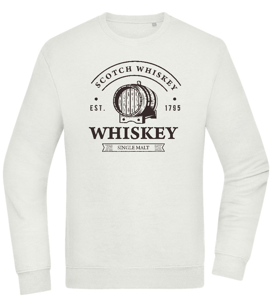 Scotch Whiskey Design - Comfort Essential Unisex Sweater_CREAMY GREEN_front