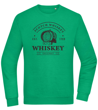 Scotch Whiskey Design - Comfort Essential Unisex Sweater_MEADOW GREEN_front