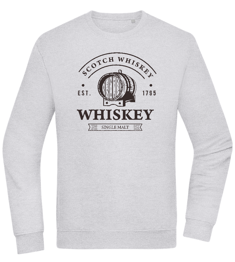 Scotch Whiskey Design - Comfort Essential Unisex Sweater_ORION GREY II_front