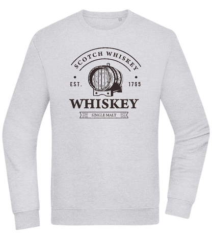 Scotch Whiskey Design - Comfort Essential Unisex Sweater_ORION GREY II_front