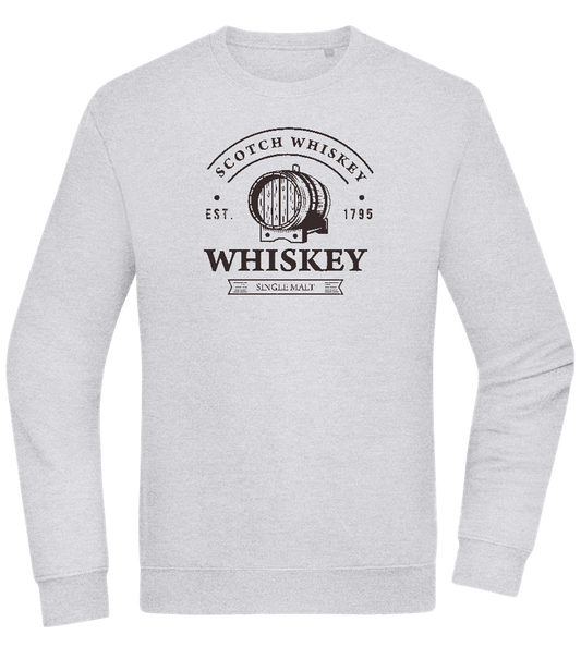 Scotch Whiskey Design - Comfort Essential Unisex Sweater_ORION GREY II_front