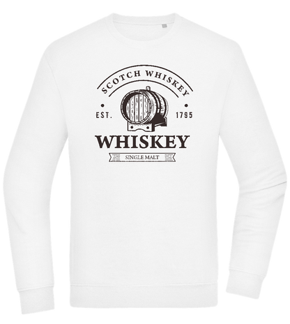 Scotch Whiskey Design - Comfort Essential Unisex Sweater_WHITE_front