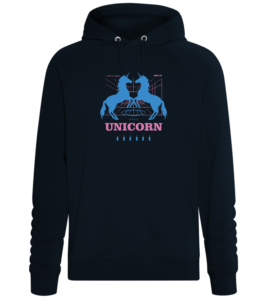 Unicorn Apparel 2023 Design - Comfort unisex hoodie_BLACK_front