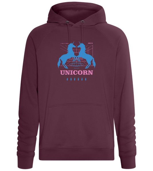 Unicorn Apparel 2023 Design - Comfort unisex hoodie_BORDEAUX_front