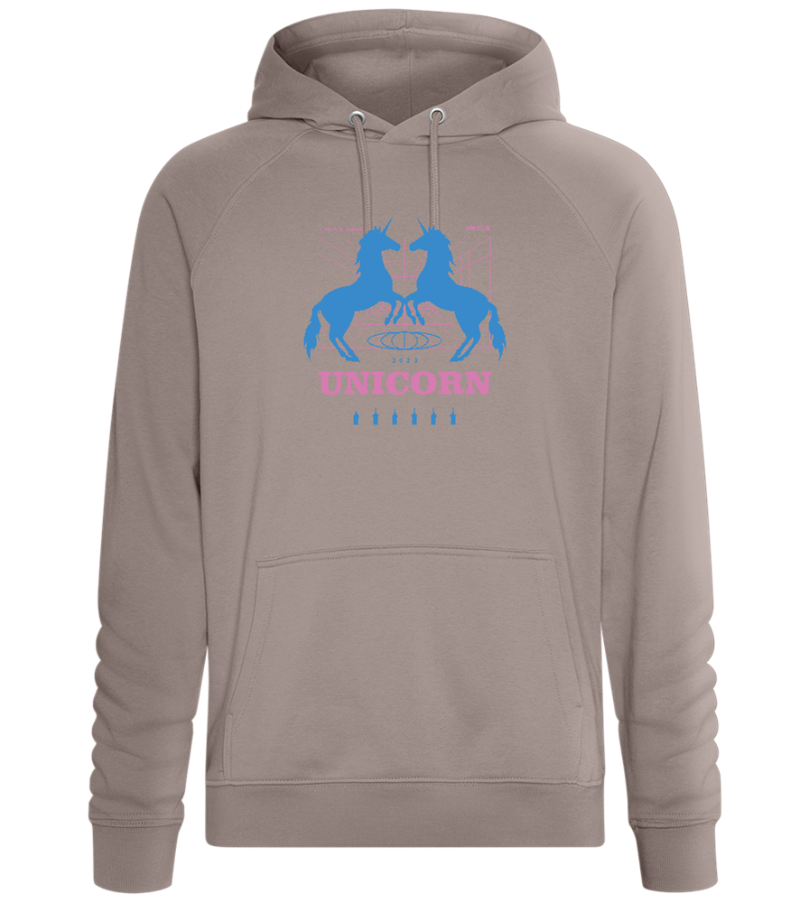 Unicorn Apparel 2023 Design - Comfort unisex hoodie_CHARCOAL CHIN_front