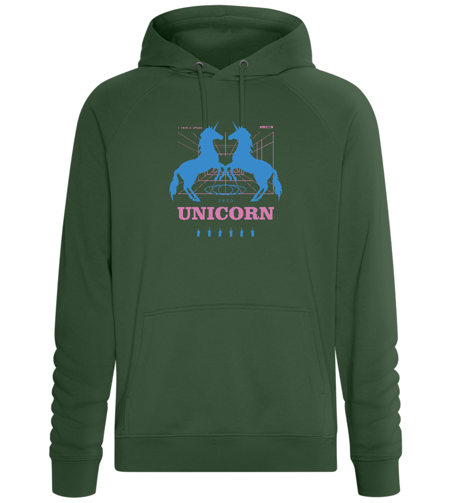 Unicorn Apparel 2023 Design - Comfort unisex hoodie_GREEN BOTTLE_front