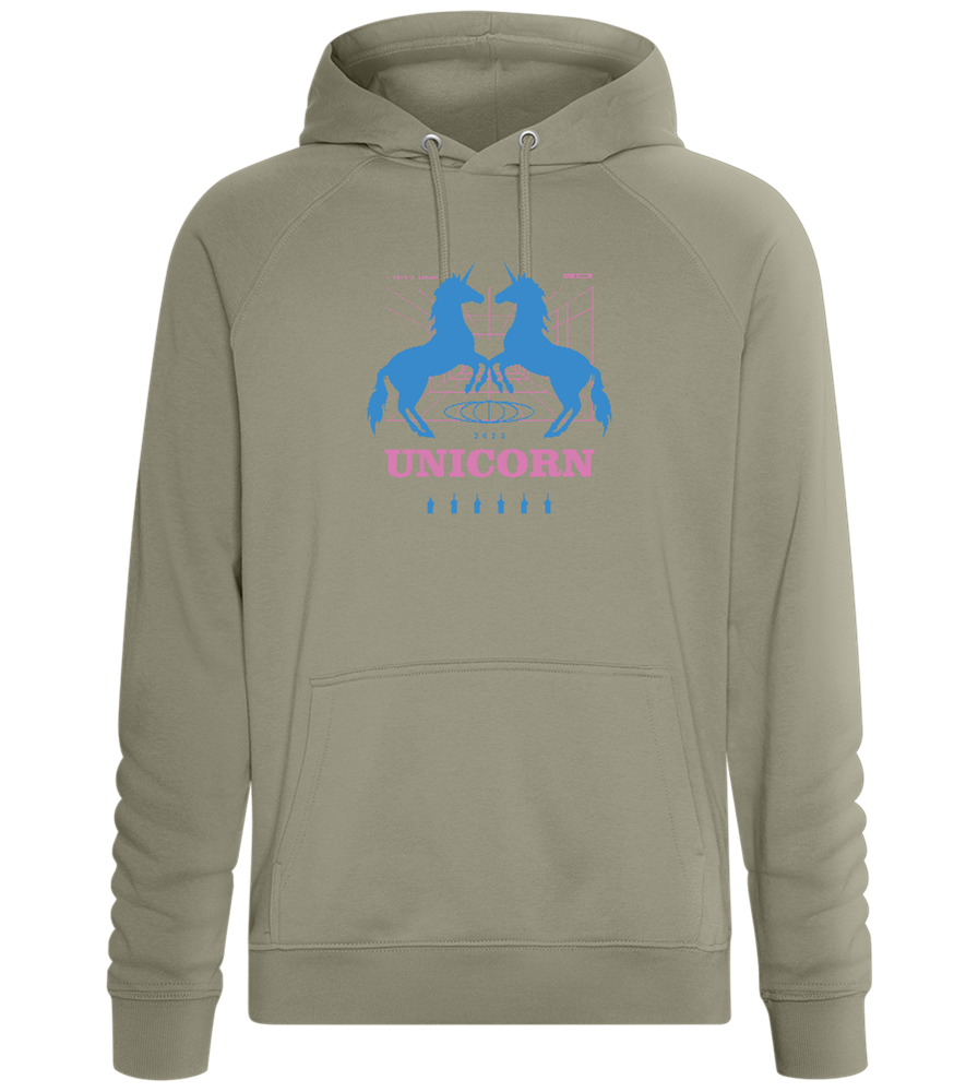 Unicorn Apparel 2023 Design - Comfort unisex hoodie_KHAKI_front