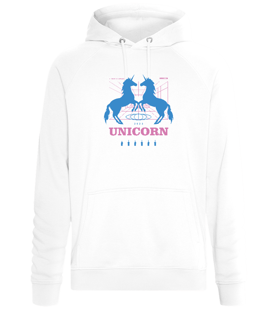 Unicorn Apparel 2023 Design - Comfort unisex hoodie_WHITE_front