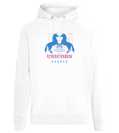 Unicorn Apparel 2023 Design - Comfort unisex hoodie_WHITE_front