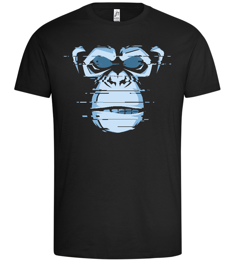 Monkey Design - Premium men's t-shirt_DEEP BLACK_front