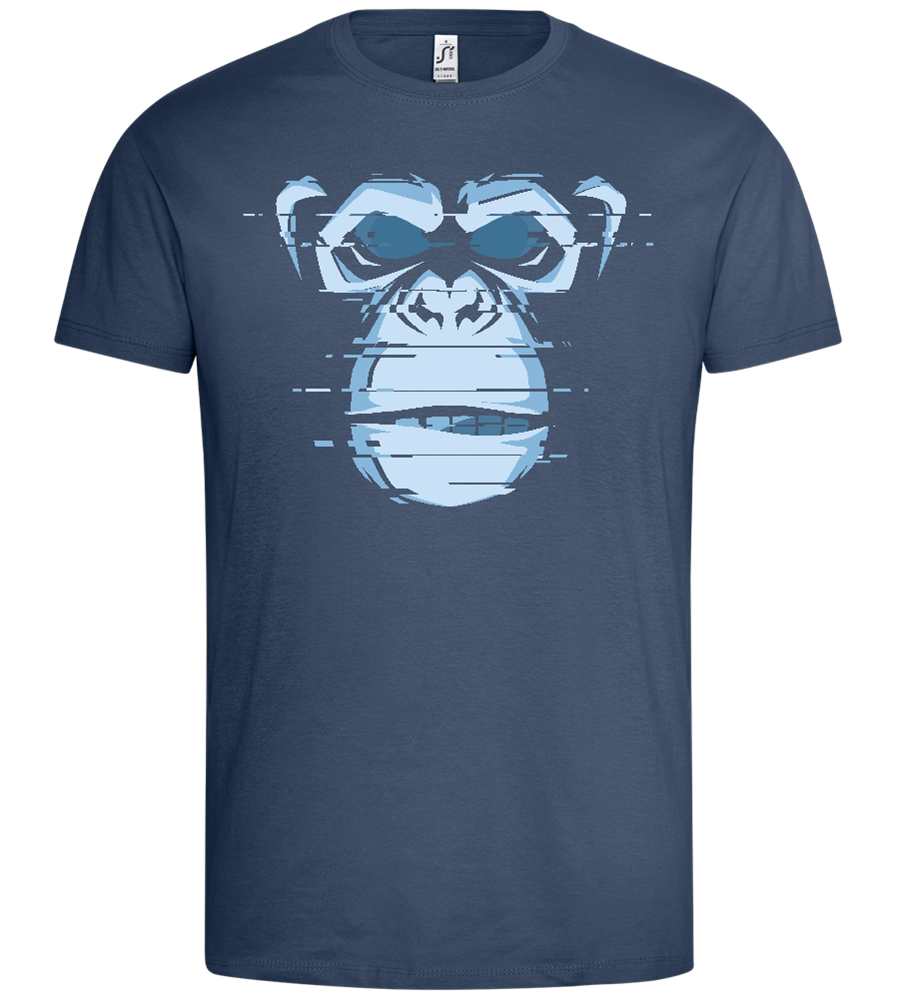 Monkey Design - Premium men's t-shirt_DENIM_front