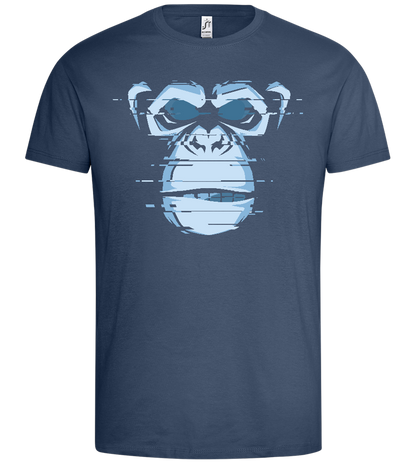 Monkey Design - Premium men's t-shirt_DENIM_front