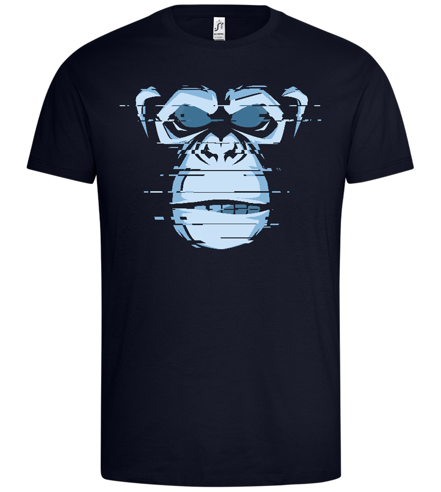 Monkey Design - Premium men's t-shirt_FRENCH NAVY_front