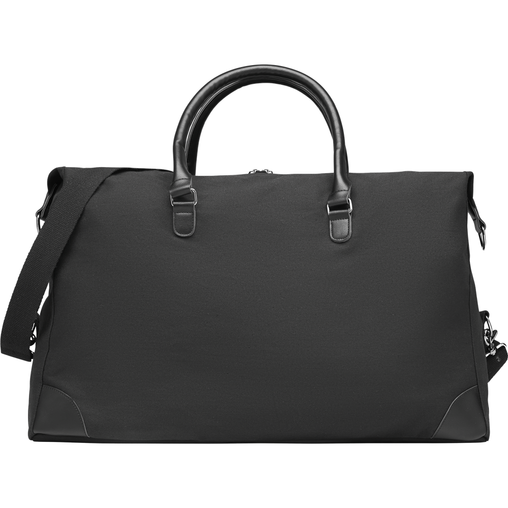 Weekend Bag in Canvas_BLACK_back