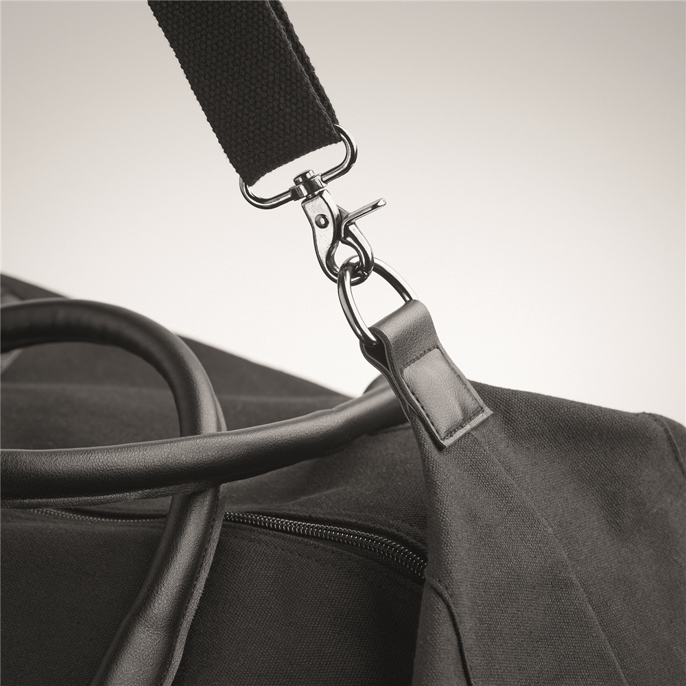 Weekend Bag in Canvas_BLACK_DETAILEDIMAGE_back_2
