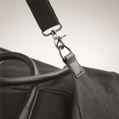 Weekend Bag in Canvas_BLACK_DETAILEDIMAGE_back_2