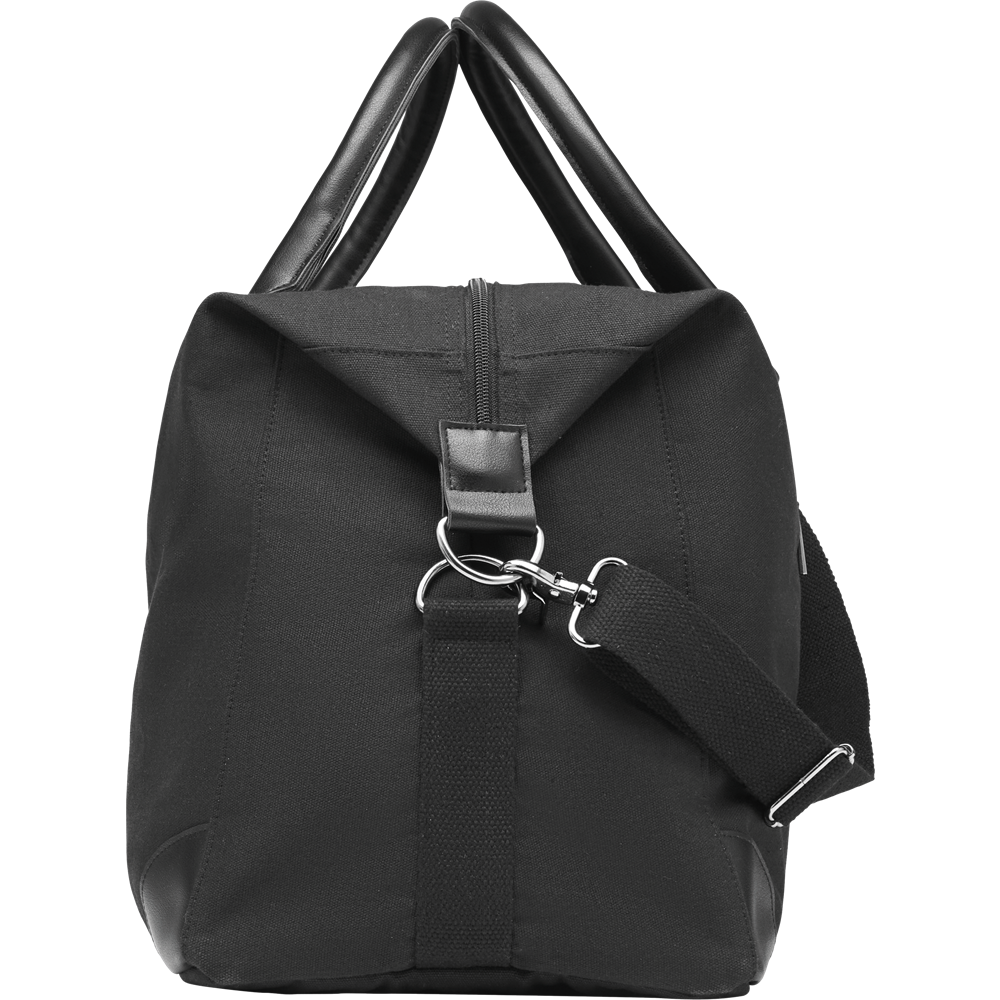 Weekend Bag in Canvas_BLACK_DETAILEDIMAGE_front_3