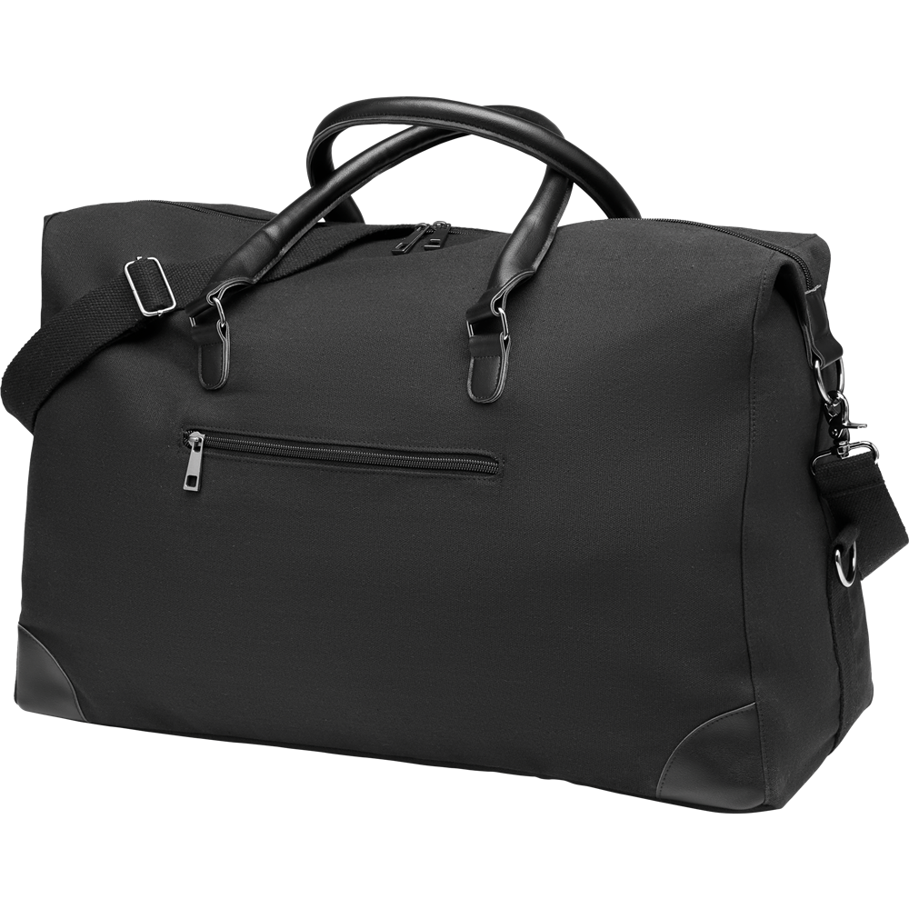 Weekend Bag in Canvas_BLACK_DETAILEDIMAGE_front_2