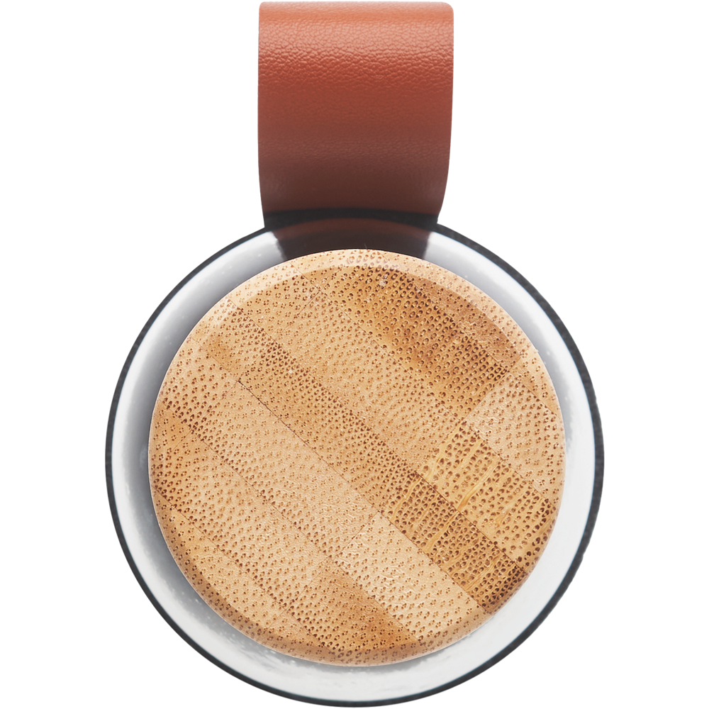 Glass Bottle with Felt Pouch_STONE GREY_DETAILEDIMAGE_front_4