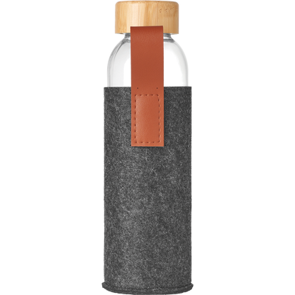 Glass Bottle with Felt Pouch_STONE GREY_DETAILEDIMAGE_front_2