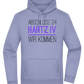 Abschluss '24 Hartz IV Design - Premium Essential Unisex Hoodie_BLUE_front