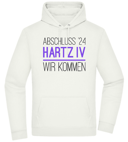 Abschluss '24 Hartz IV Design - Premium Essential Unisex Hoodie_CREAMY GREEN_front