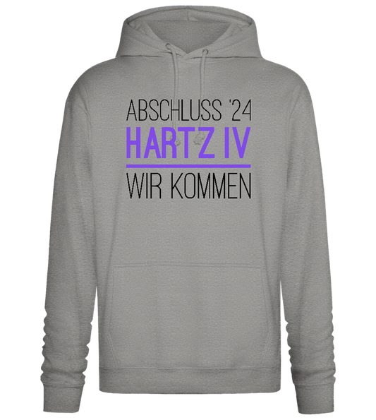 Abschluss '24 Hartz IV Design - Premium Essential Unisex Hoodie_ORION GREY II_front