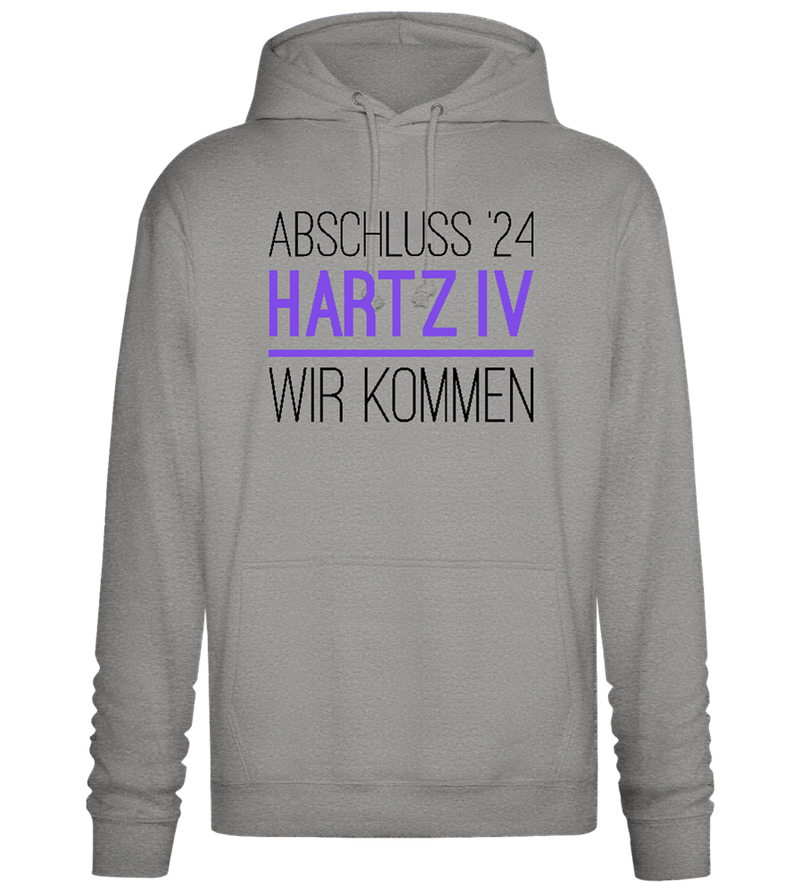 Abschluss '24 Hartz IV Design - Premium Essential Unisex Hoodie_ORION GREY II_front