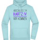 Abschluss '24 Hartz IV Design - Premium Essential Unisex Hoodie_POOL BLUE_front